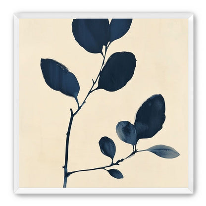 Ink leaves on bare stem
