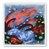 Layered brushstrokes with yellow ovals