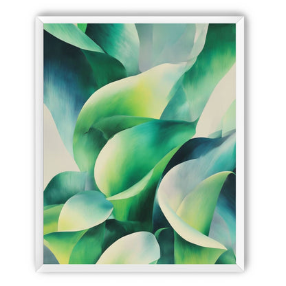 Calla lilies among green shadows