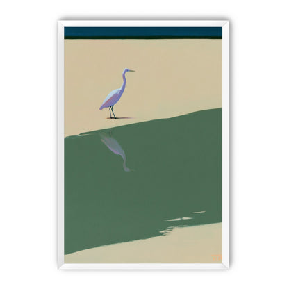 Where the egret doubles