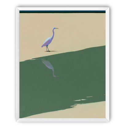 Where the egret doubles