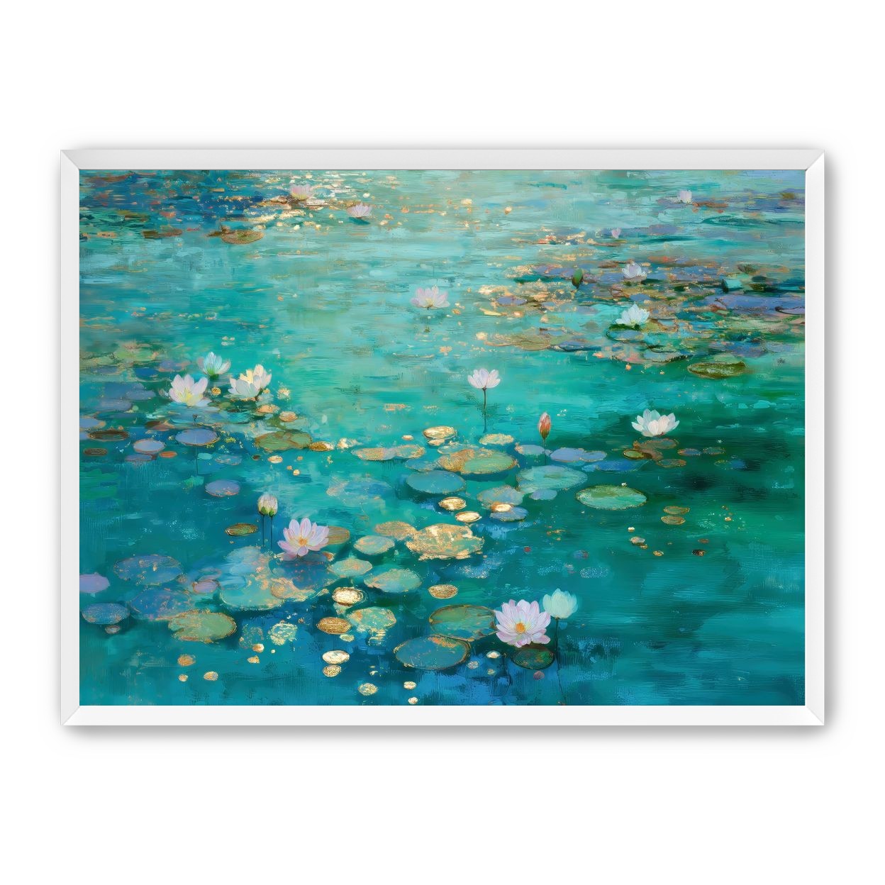 Quiet Gold on Blue Water