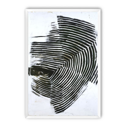 Black bands in white scrape