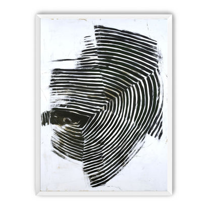 Black bands in white scrape