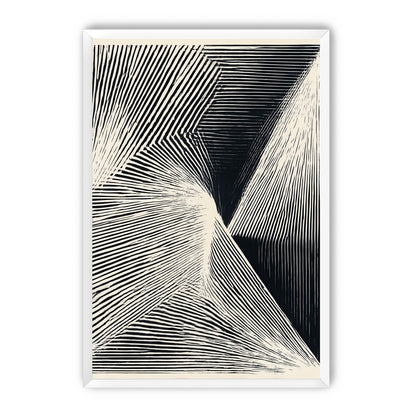 Where the lines break inward