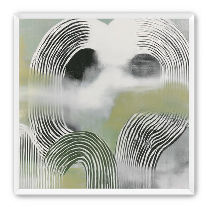 Black arcs in green haze