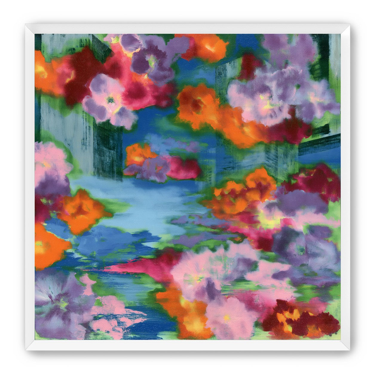 Bridges in the flower haze
