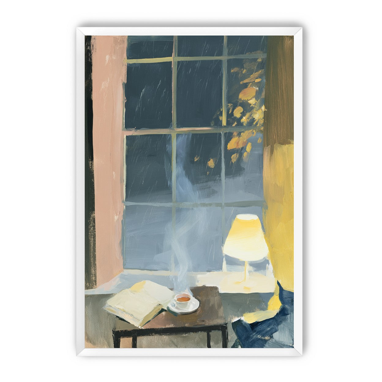 Steam in the windowlight