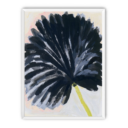 Black petals in pale light