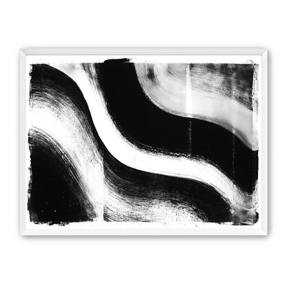 White cut through black