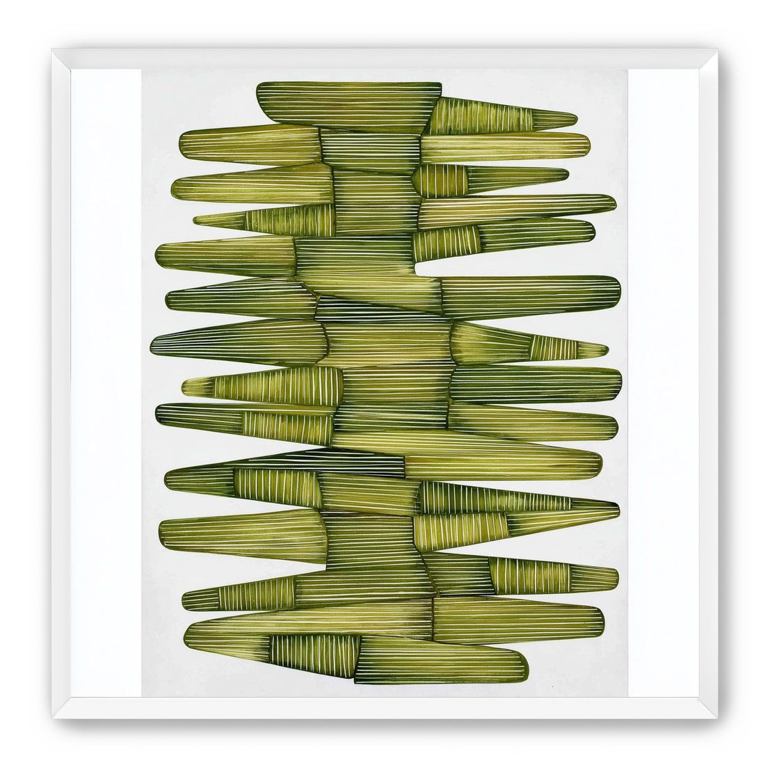 Olive green stacking lightens