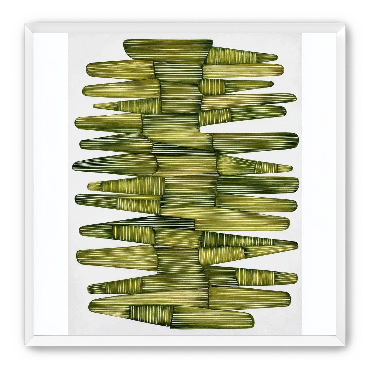 Olive green stacking lightens