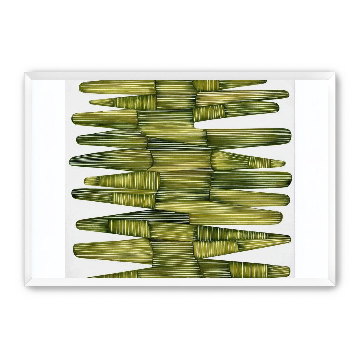 Olive green stacking lightens