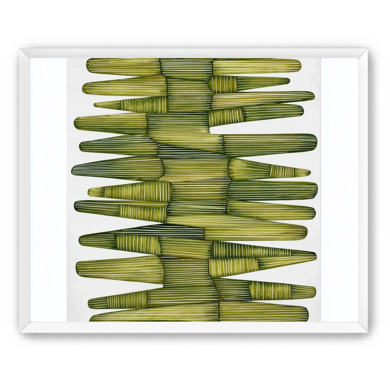 Olive green stacking lightens