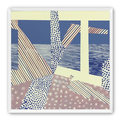 Stripes cut through dots