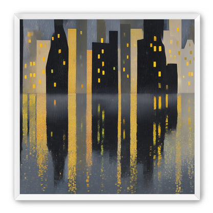 Windows above their reflections