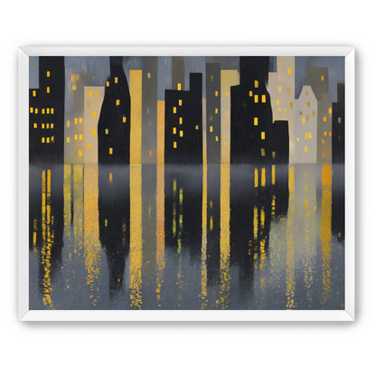 Windows above their reflections