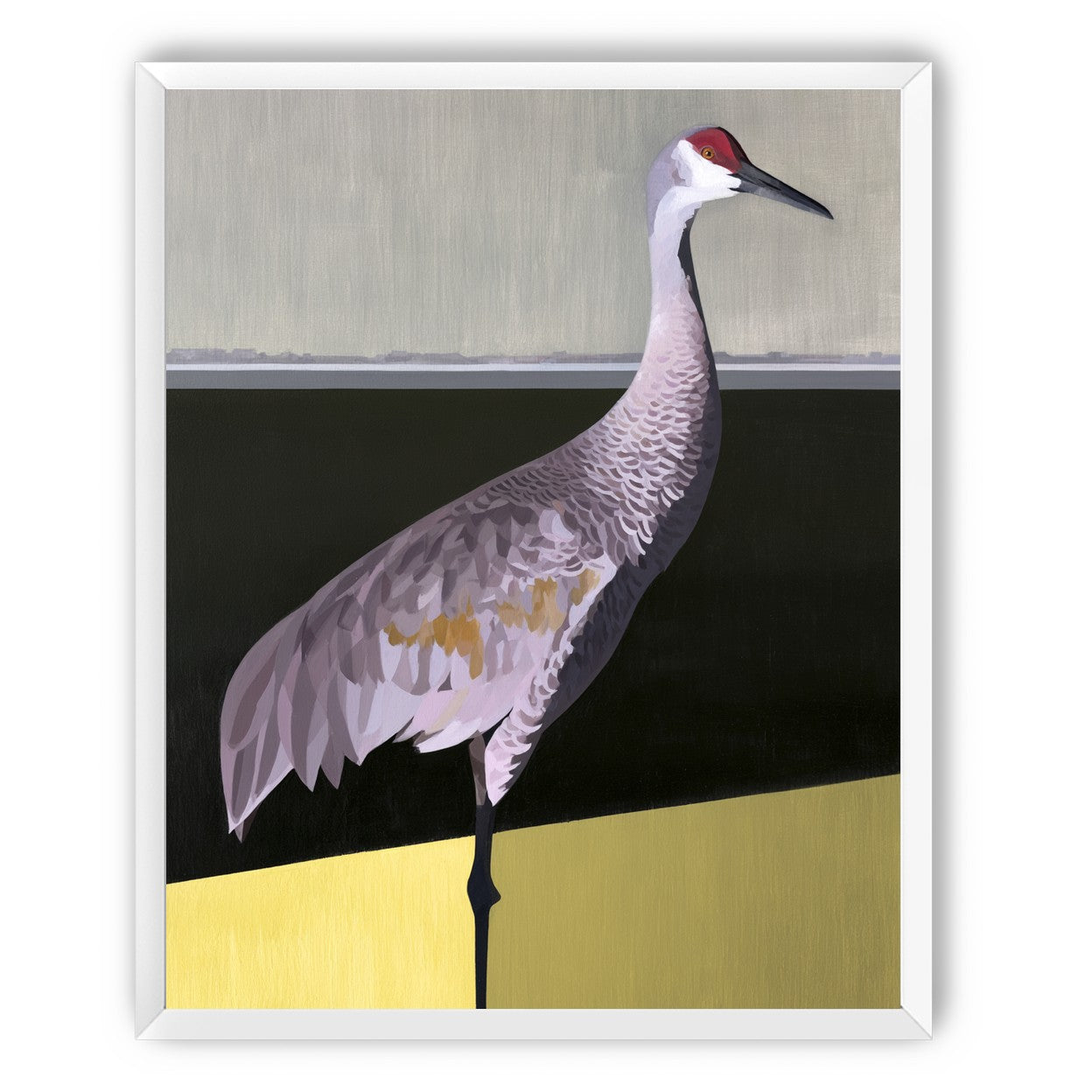 Crane at the hard horizon