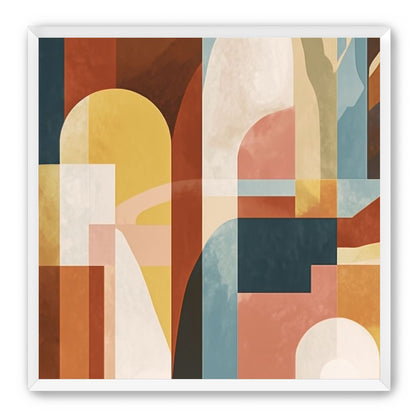 Ochre and Teal Held Apart