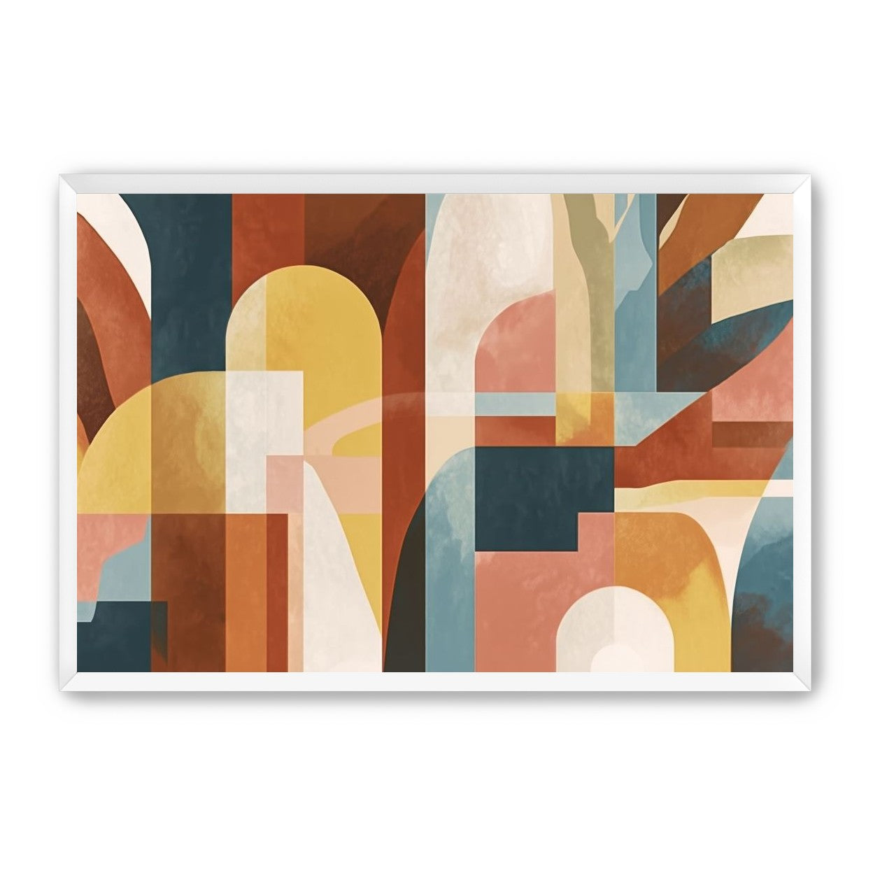 Ochre and Teal Held Apart