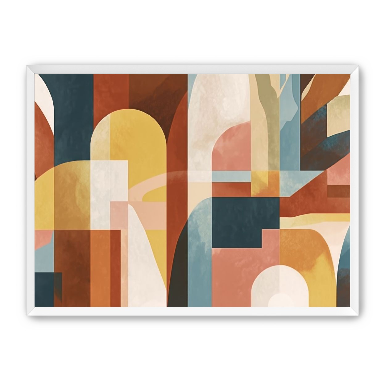 Ochre and Teal Held Apart