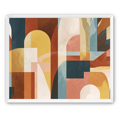 Ochre and Teal Held Apart