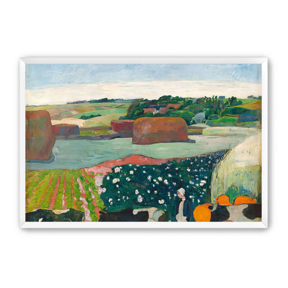 Haystacks in Brittany by Gauguin