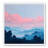 Pink Cloud Band Over Blue Ridges
