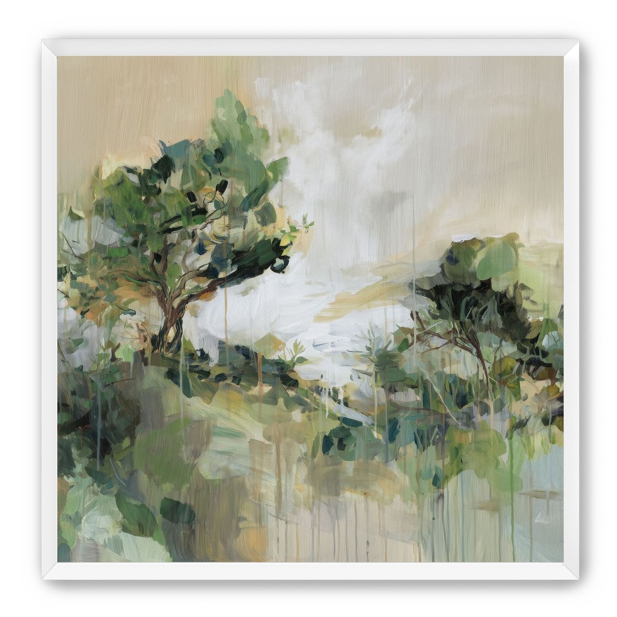 Tree Canopies in Pale Light