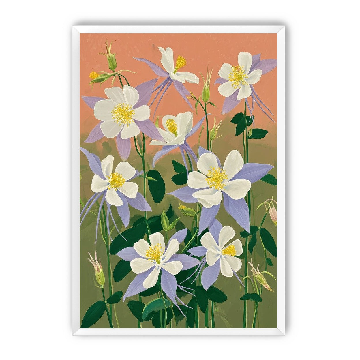 Evening Color in the Flowers