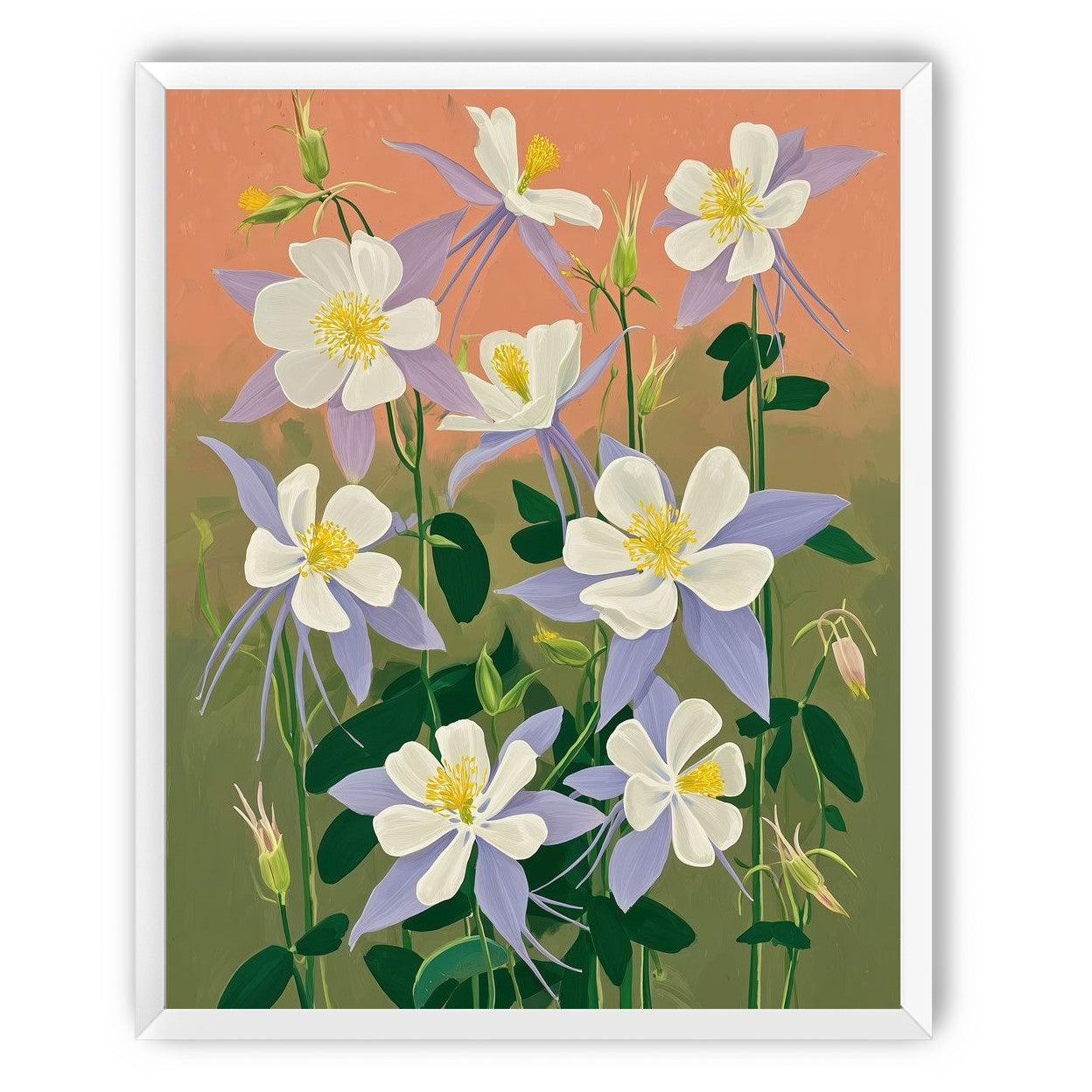 Evening Color in the Flowers