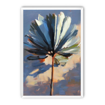 Veined Leaf in Thick Paint
