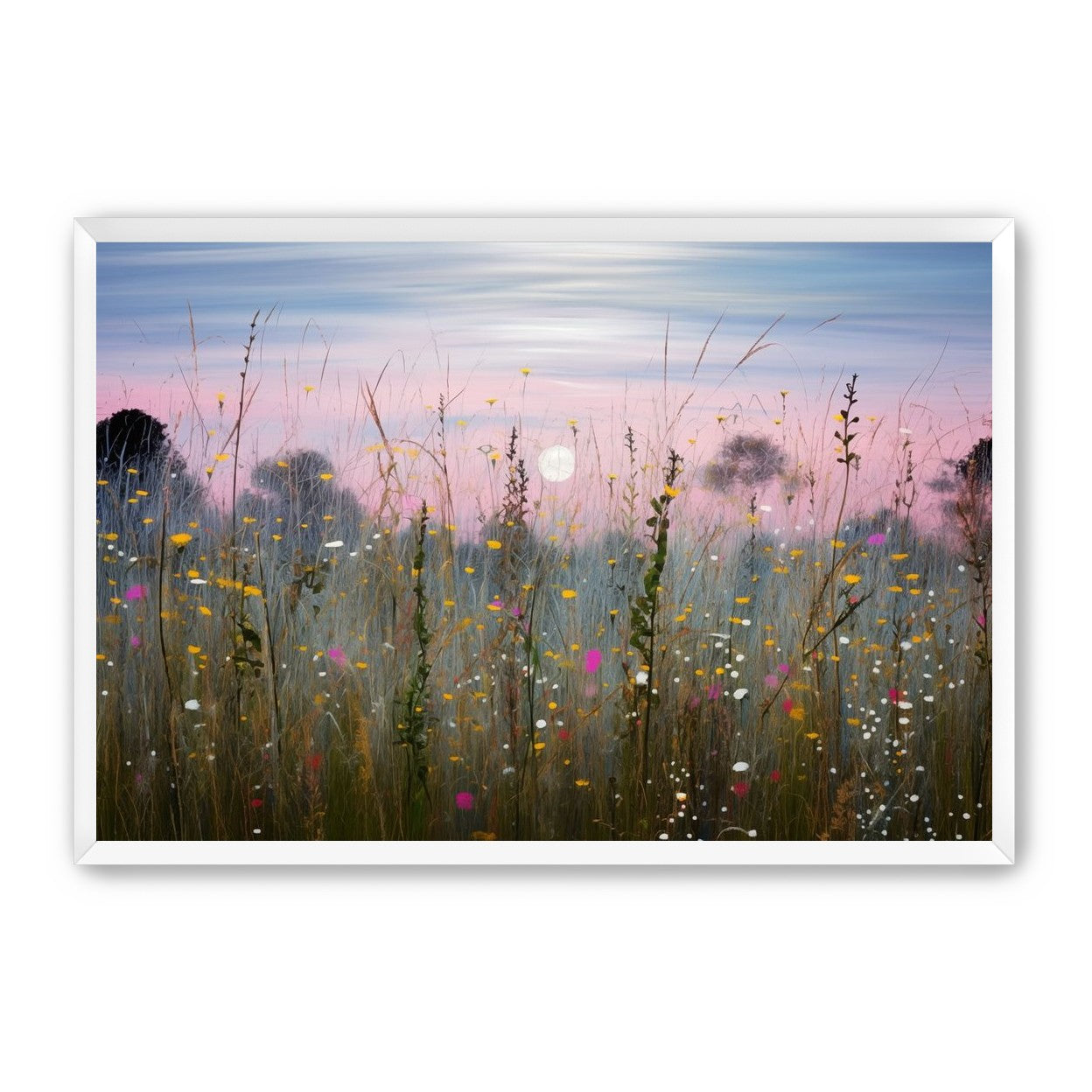 Wildflower Meadow at Moonrise
