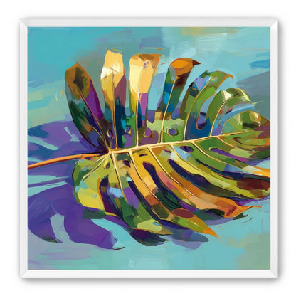 A Leaf Held in Color