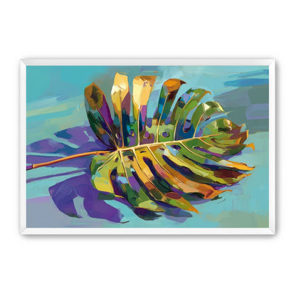 A Leaf Held in Color