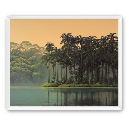 Tall Palms at Water