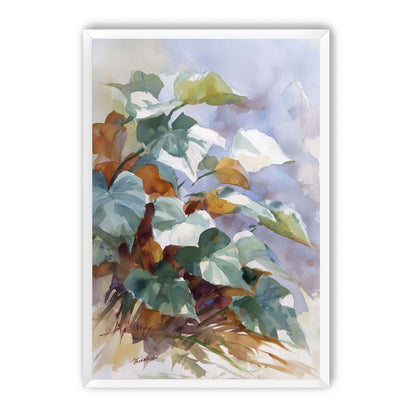 Garden Leaves After Rain