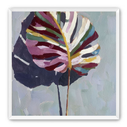 Leaf with Multicolored Veins