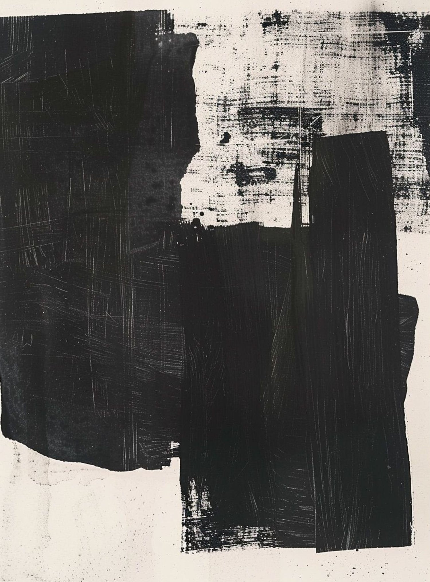 Black mass against the grain
