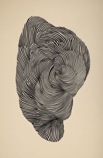 Vortex in a striped head