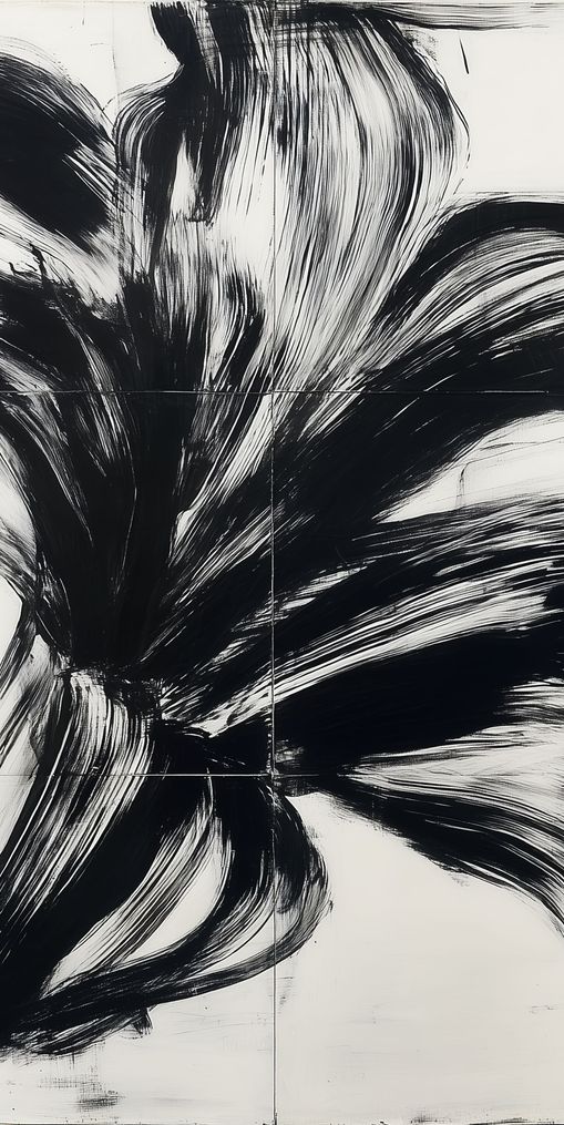 Black surge on white grid