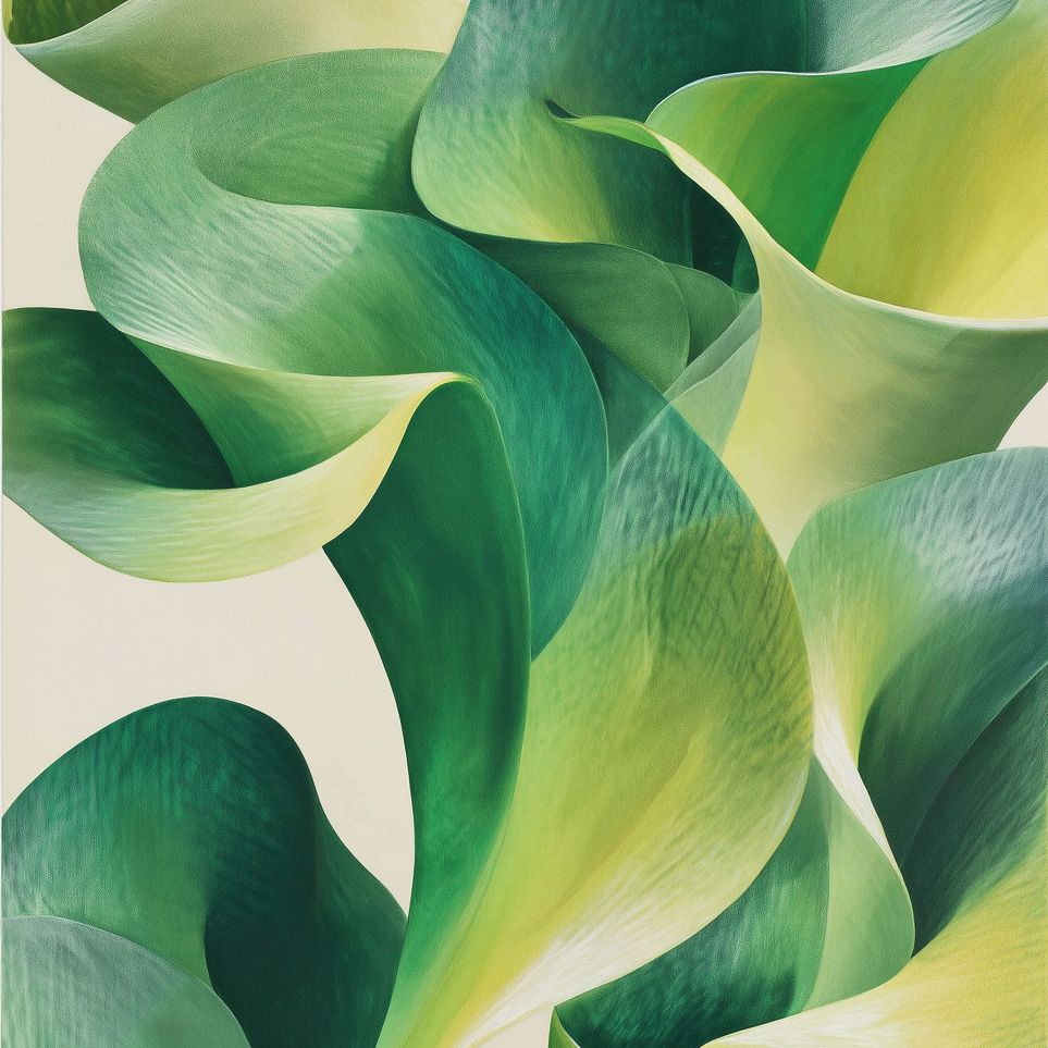 Green light in the lilies