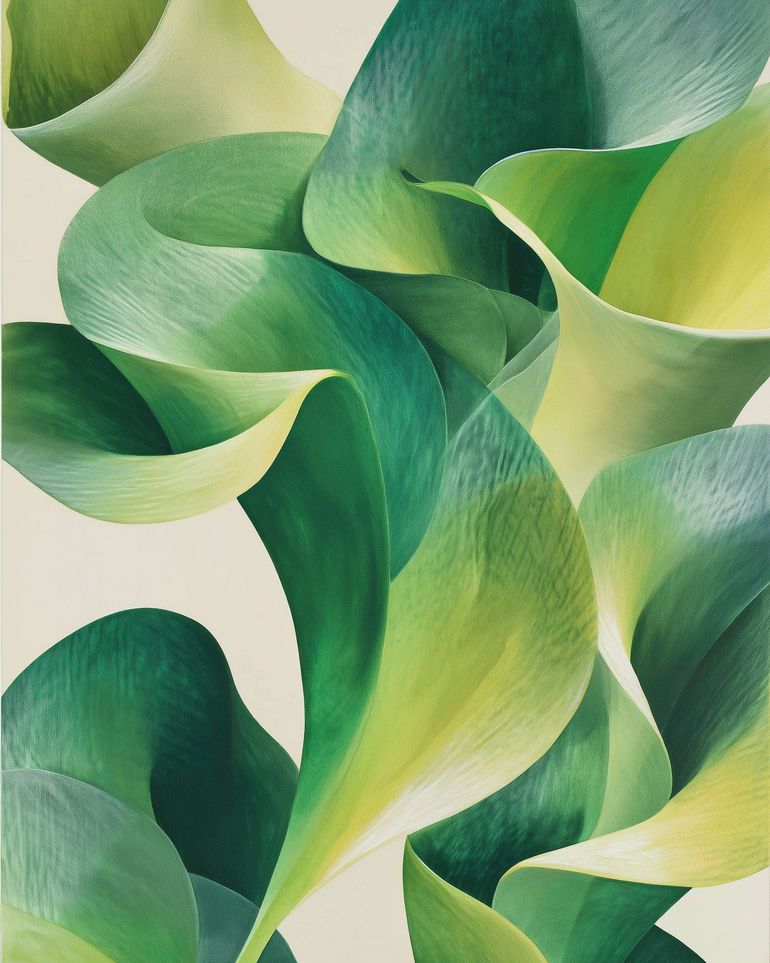 Green light in the lilies