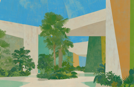 Palm shade in the atrium
