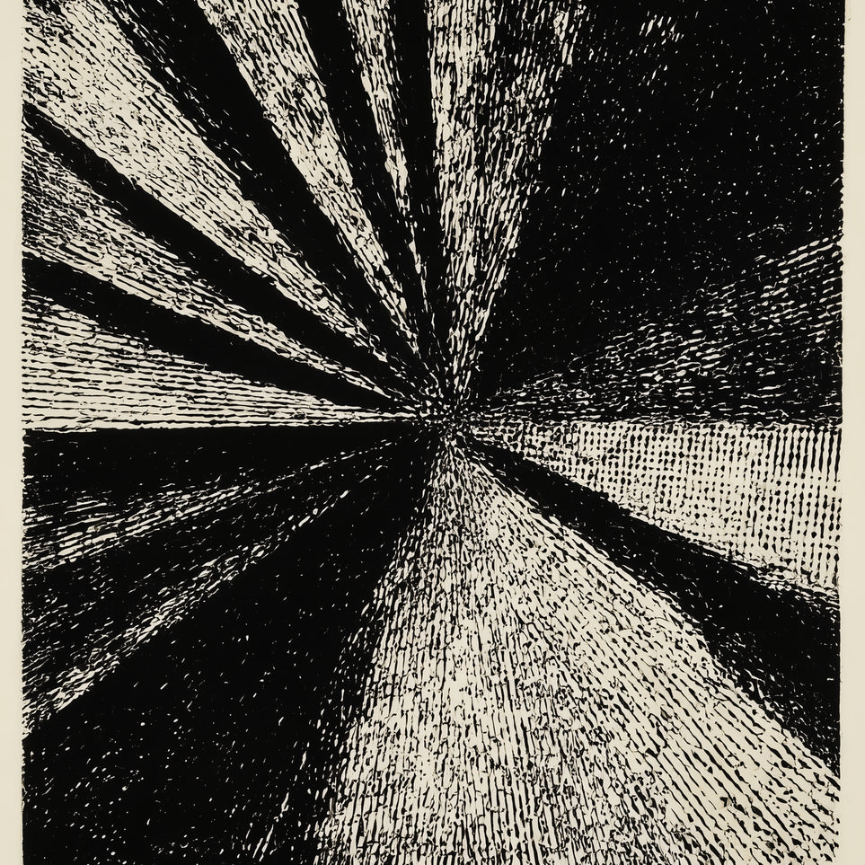 Black rays into grain