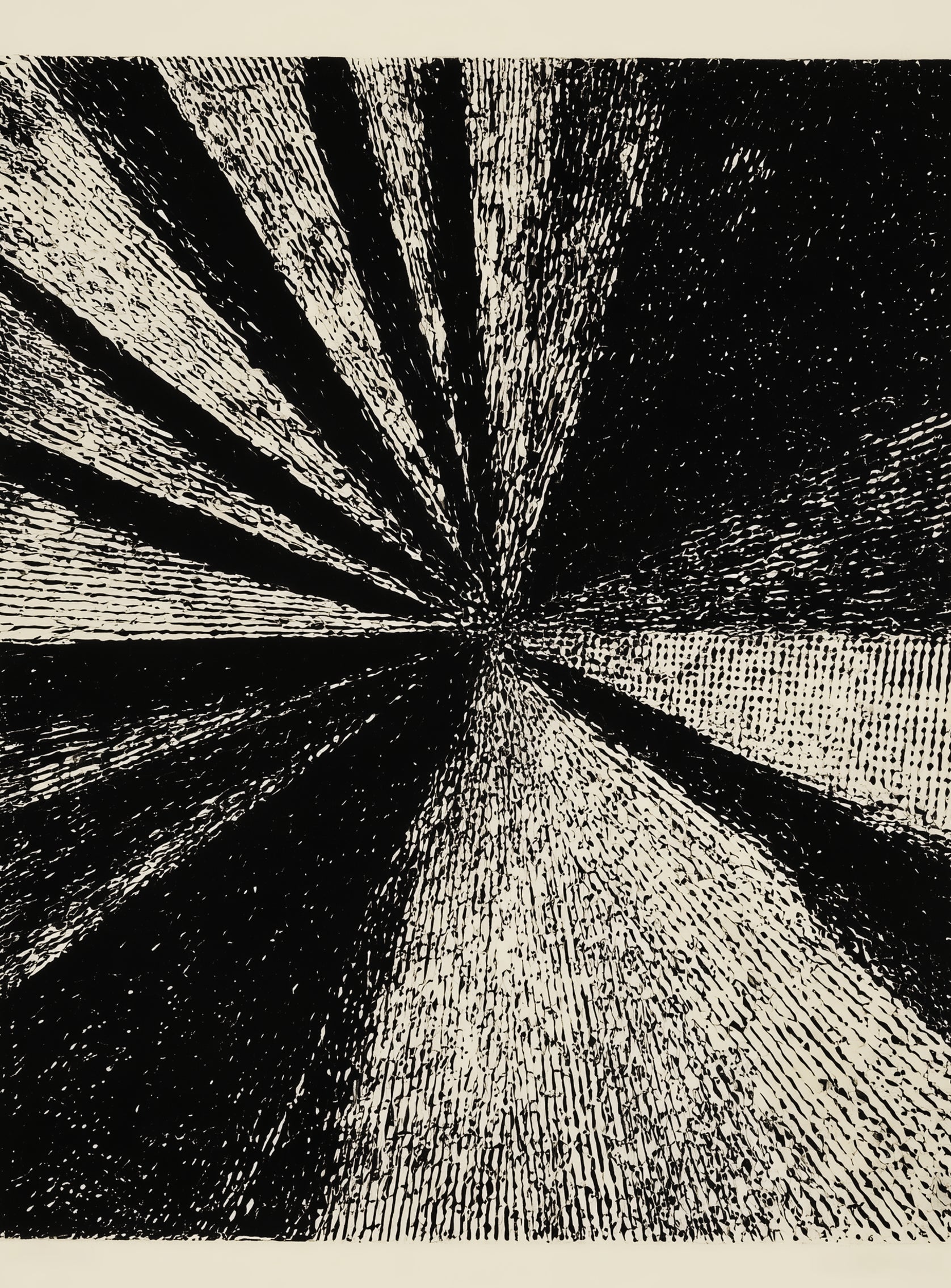 Black rays into grain