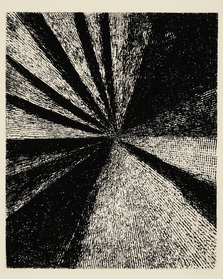 Black rays into grain