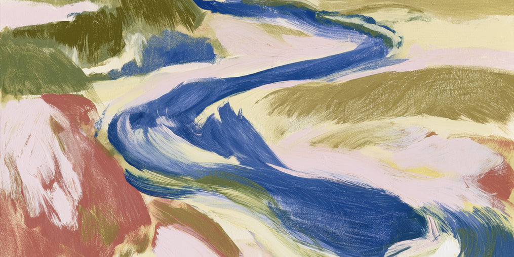 Blue bend through sandbars
