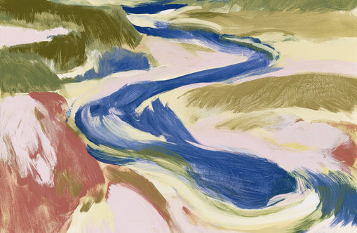Blue bend through sandbars
