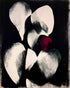 Red petal in shadowed bloom